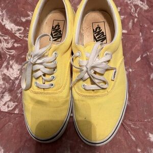 Vans Sunny Yellow Canvas Shoes